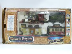 Playgo Western Express large scale train set, in original box.