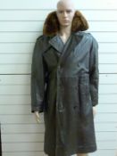 WWII US Navy leather flying jacket,