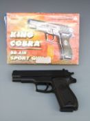 King Cobra BB air sport gun in original box