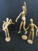 Wooden articulated artist's model