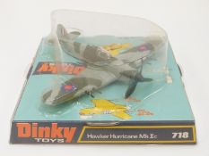 Dinky Toys diecast model Hawker Hurricane MKIIc aeroplane 718,