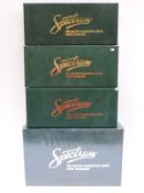 Four Bachmann Spectrum 0n30 narrow gauge Logging and Mining Cars Wood Side Dump Cars 29801,