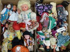 A large collection of International dolls