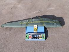 Parker Hale gun cleaning kit in hard blue case with original instructions together with a padded