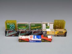 Nine-hundred .22 rifle cartridges, all in original boxes, some unopened.