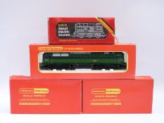 Four Hornby 00 gauge locomotives Co-Co BR Brush Type 4 D1738, 0-6-0 LMS Tank 8751 RO52,