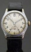 ATP issue gentleman's military wristwatch with inset subsidiary seconds dial, Arabic numerals,