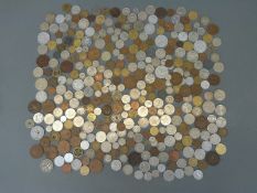 A collection of world coinage, 19thC onwards, includes small silver content, Nazi, emergency 1940,