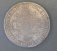 Charles II 1662 crown, first bust rose,