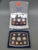 A millennium Royal Mint UK executive proof coin collection with certificate,