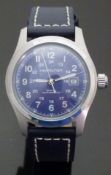 Hamilton Khaki gentleman's automatic wristwatch ref H705450 with date aperture,