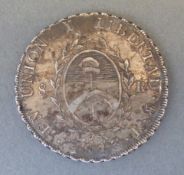 An 1813 8 Reales, Provincias del Rio de la Plata, 39mm diameter,