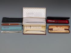 A white metal Life-Long propelling pencil marked sterling silver, rolled gold Yard-o-Led,