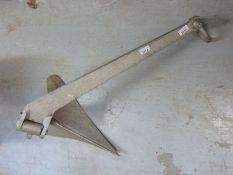 A CQR or plough anchor to suit small fishing boat or pleasure carrier,