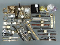 Approximately 70 various watches including Seiko, Limit, Tissot, Rotary,