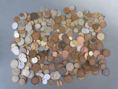 An amateur coin collection,