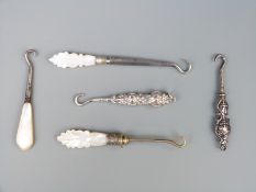 Five various hallmarked silver,