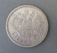 An 1898 Russian Rouble