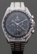 Omega Speedmaster Professional gentleman's chronograph wristwatch ref. 105.