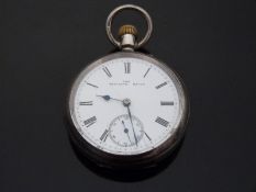 The Westgate Watch Victorian hallmarked silver cased gentleman's keyless wind pocket watch with