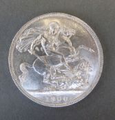 Queen Victoria 1900 crown LXIII EF,