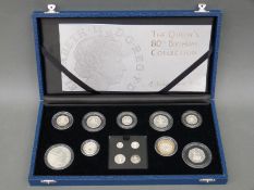 The Queen's 80th Birthday collection, a celebration in silver,