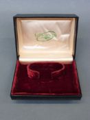 Longines watch box with red velvet lining, 13 x 9.5 x 5cm.