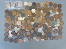 A collection of largely UK coinage includes Irish free state together with 1904 USA 5 cents and