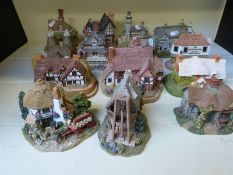 Fourteen Lilliput Lane David Winter cottages