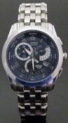 Citizen Eco-drive Perpetual Calendar gentleman's chronograph wristwatch ref.