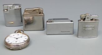 A hallmarked silver pocket watch, Birmingham 1928,