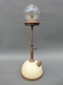 A late 19th/early 20thC Tilley lamp,