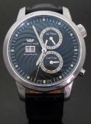 Glycine Airman Seven gentleman's automatic multiple time zone wristwatch ref. 3919.
