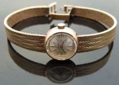 Omega 9ct gold ladies wristwatch ref.