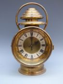 Thomas Harrington and Sons brass signalling lamp,