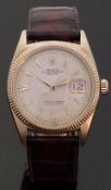 Rolex Oyster Perpetual Datejust 18ct gold gentleman's automatic wristwatch ref.