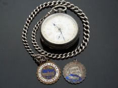 Adam Burdess, Coventry, Victorian hallmarked silver cased fusee lever pocket watch,