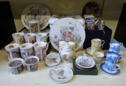A collection of Royal Worcester Flower Fairies items in boxes,