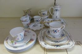 Two Shelley part tea sets in the Chelsea and Wild Flowers patterns,