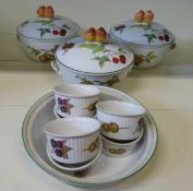Royal Worcester Evesham pattern tureens,