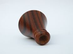 A turned wood kaleidoscope marked Dragonfly Vant Cort Instruments Inc.