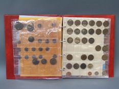 An amateur UK coin collection including George III cartwheels, Queen Victoria 1844 etc, copper,