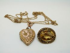 A 9ct gold chain/ necklace,