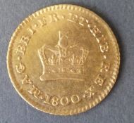 George III 1800 1/3 guinea