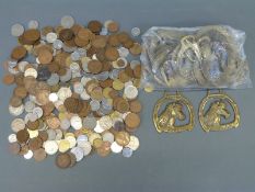 A collection of UK and overseas coinage to include Australia, Ireland, Channel Islands, Germany,