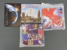 Royal Mint UK brilliant uncirculated coin collections 1982, 2000,