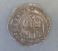 Philip V 1700 - 1776 Spanish colonial silver hammered Reale cob coin, 6.