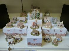 Twenty-four Lilliput Lane cottages,