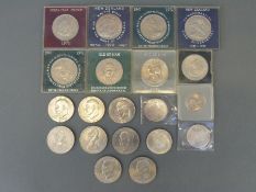 A quantity of Channel Islands overseas crown type coins,