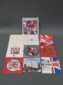 Ten sets of uncirculated United Kingdom coins 1982, 1986, 1987, 1991, 1992, 1997 x 2, 2001, 2002,